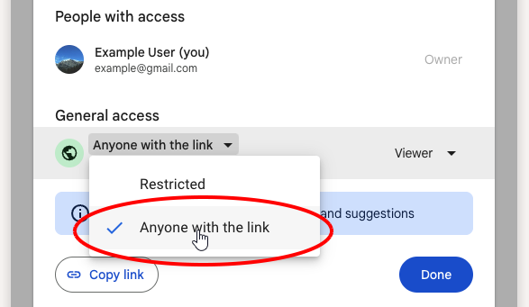 How to Make Sharable Google Drive Link​