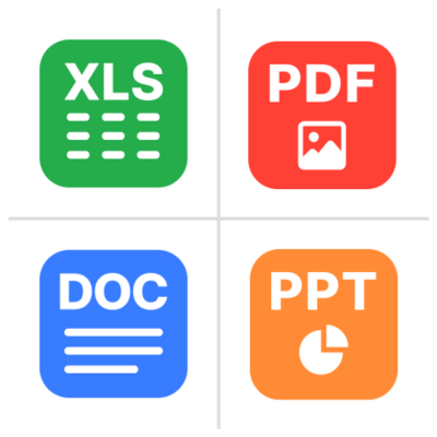 Sharing PDF, Excel, or Word documents