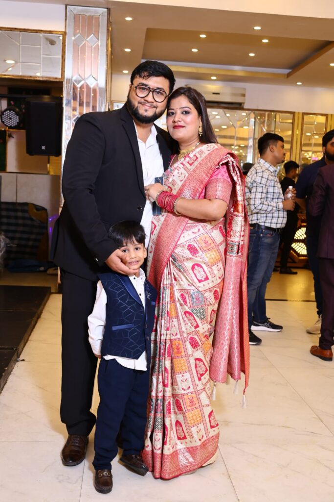 Joseph james - Gaurav with his wife jaimy James Biography